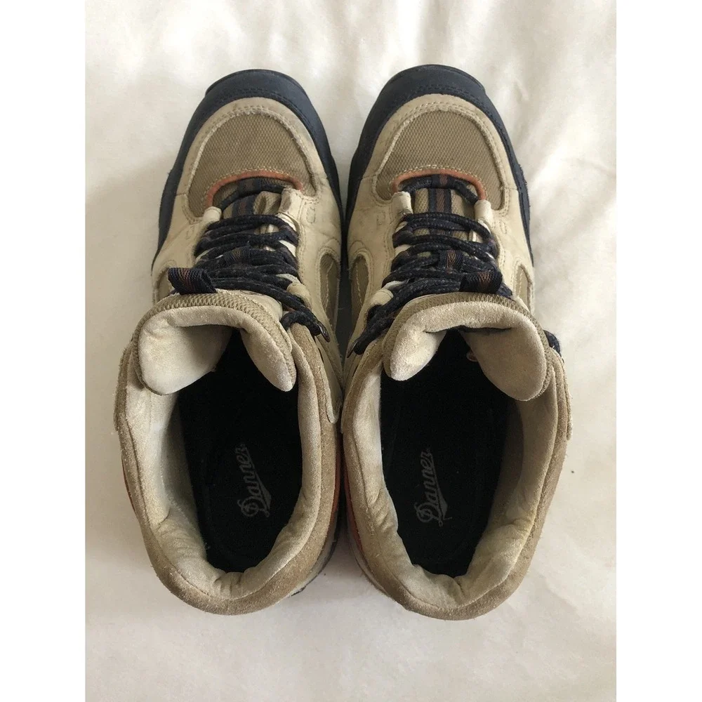 Danner Agitator 45 GTX Hiking Boot Men's 9.5 D  Beige Brown Waterproof Gore Tex